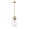 Z-Lite Fontaine 1 Light Pendant, Rubbed Brass & Clear 3035P6-RB - alternate 5